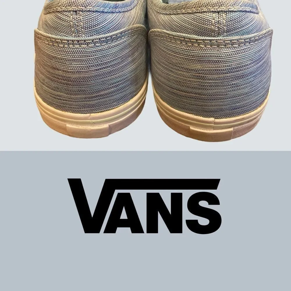 Vans Women's Low Top Blue Sneakers 10